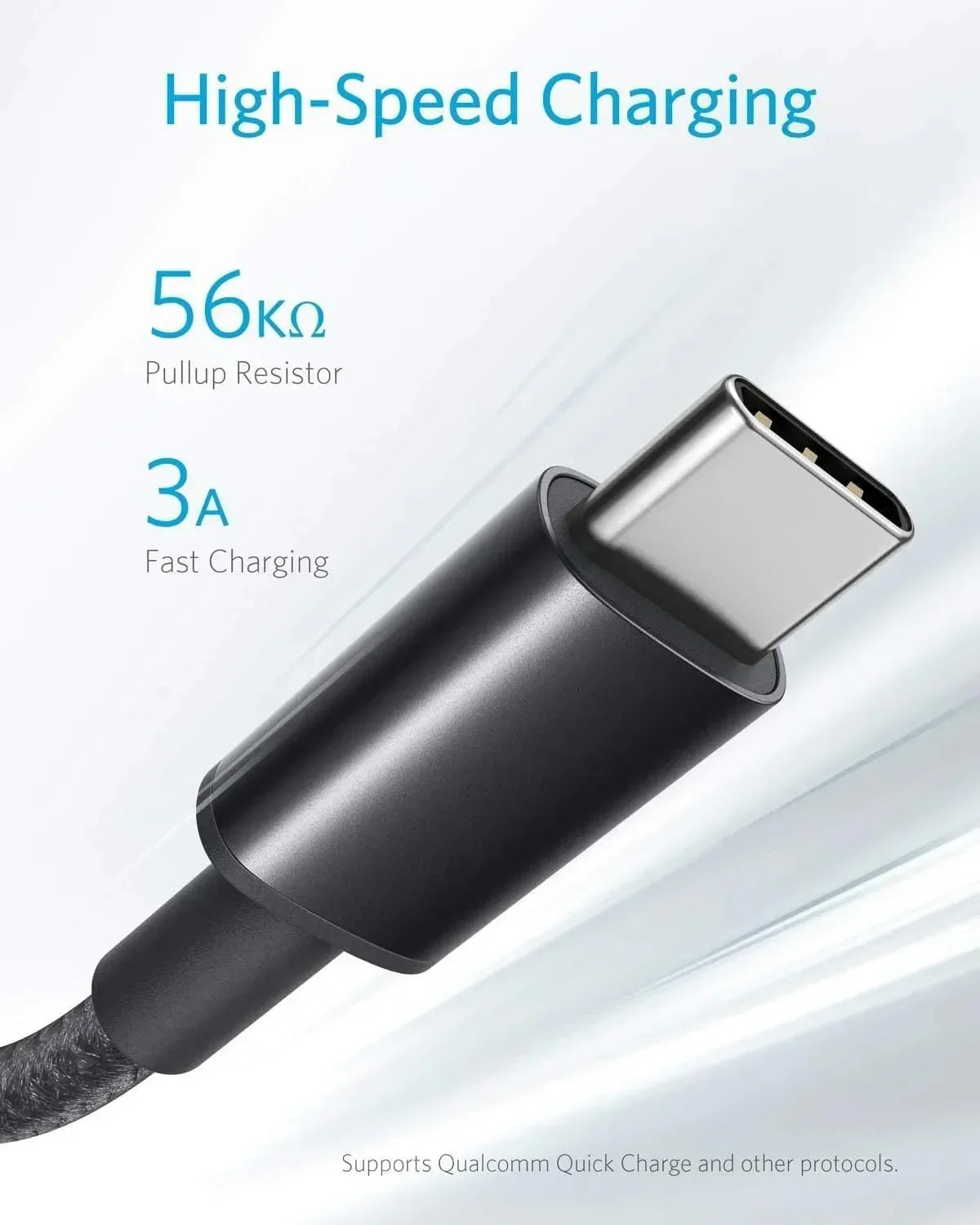 كابل شحن سريع أصلي من Anker USB A إلى USB C - 322