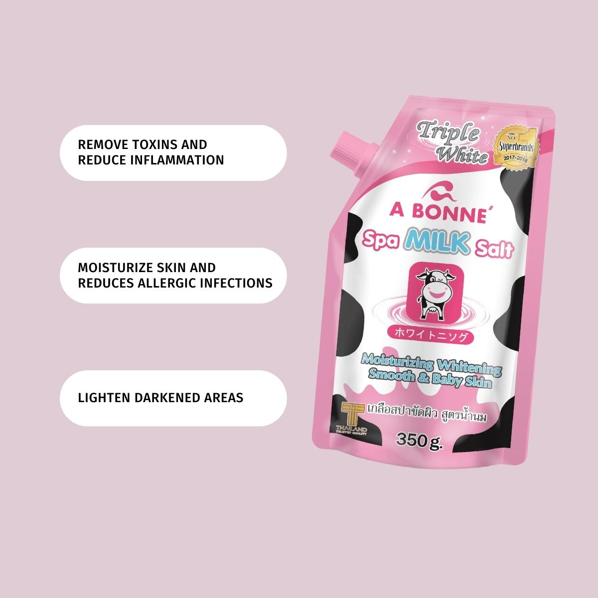 A Bonne Spa Milk Bath Salt Smooth & Baby Skin - 350g