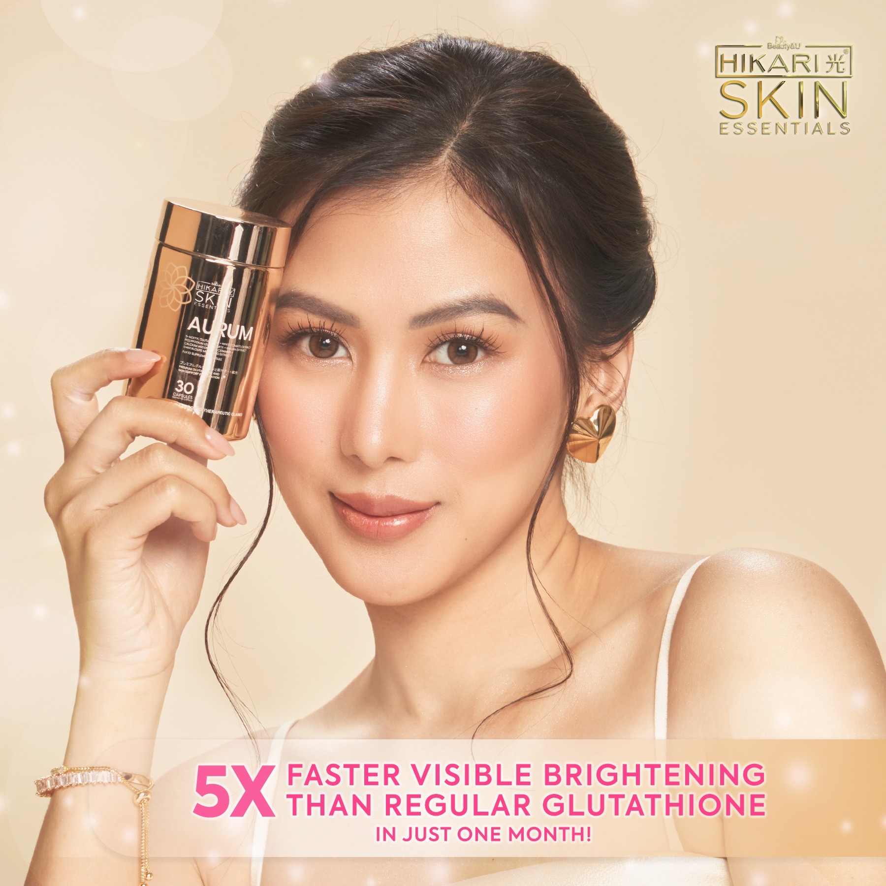 hikari aurum glutathione benefits S-Acetyl Capsules Elasticity Improvement Antioxidants Capsules Brightening Skin Tone Glutathione Supplement Fades Dark Spots Dullness Pigmentation - Lazada Hikari Skin Essentials AURUM S-Acetyl