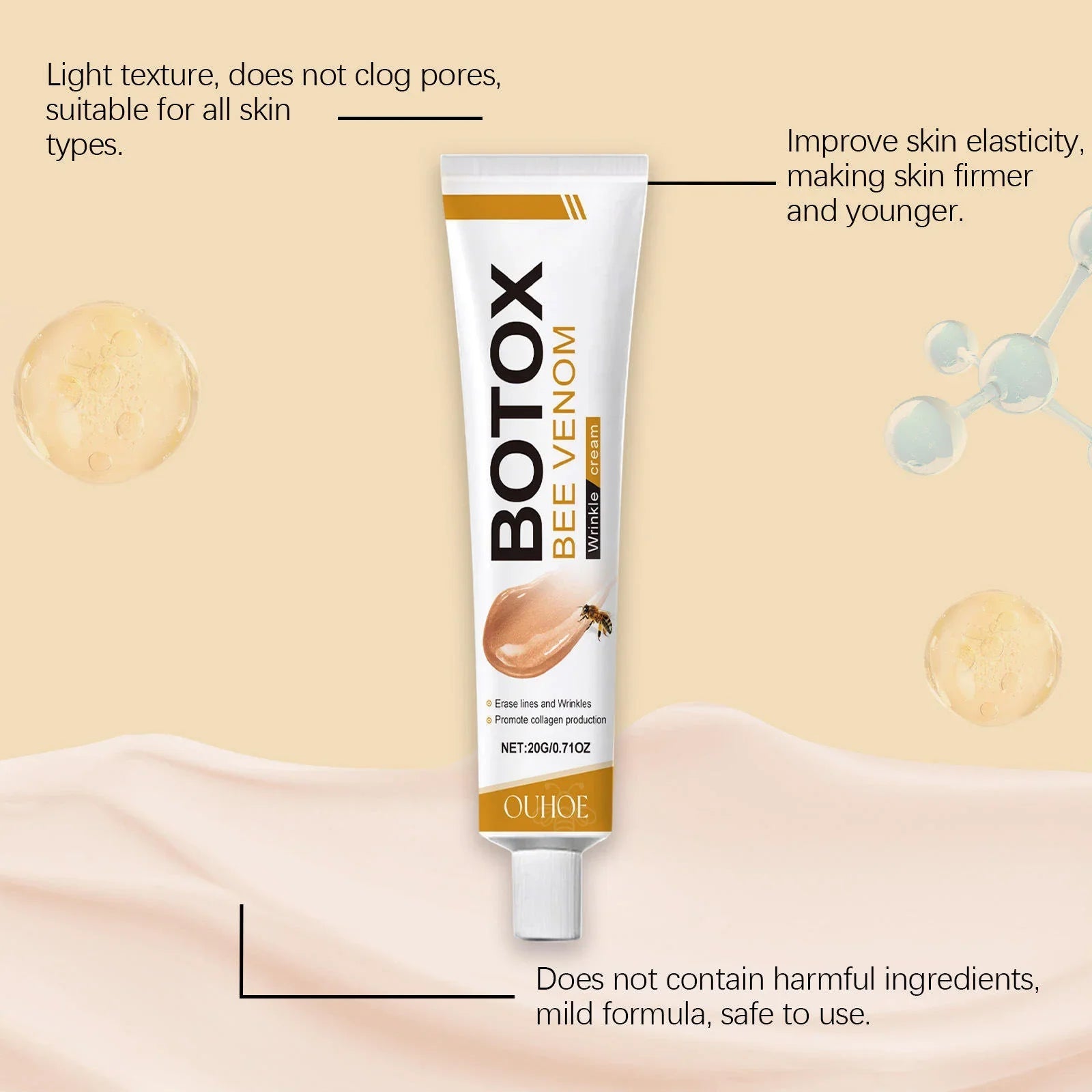 OUHOE Botox Bee Venom Wrinkle Cream - 20g
