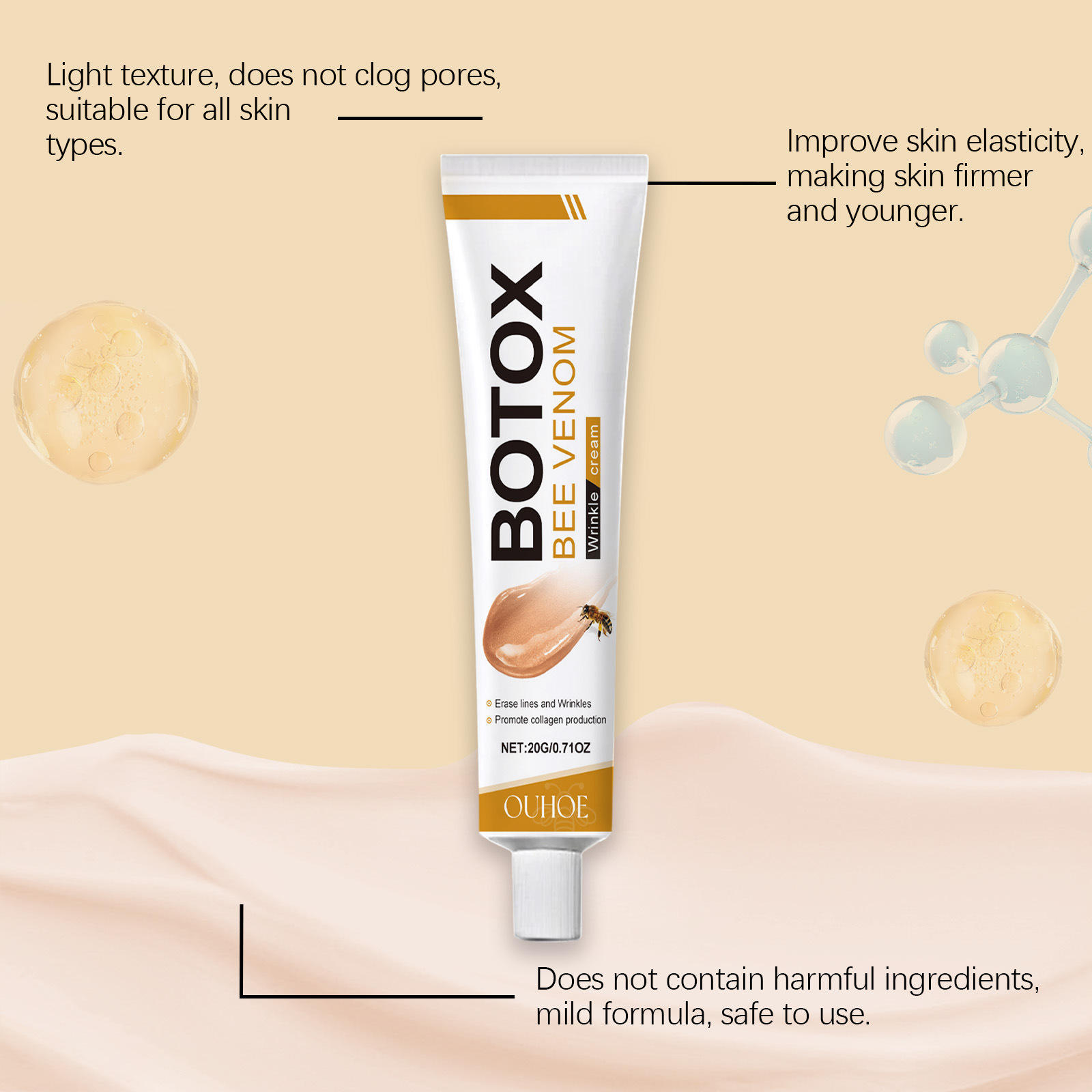 OUHOE Botox Bee Venom Wrinkle Cream - 20g