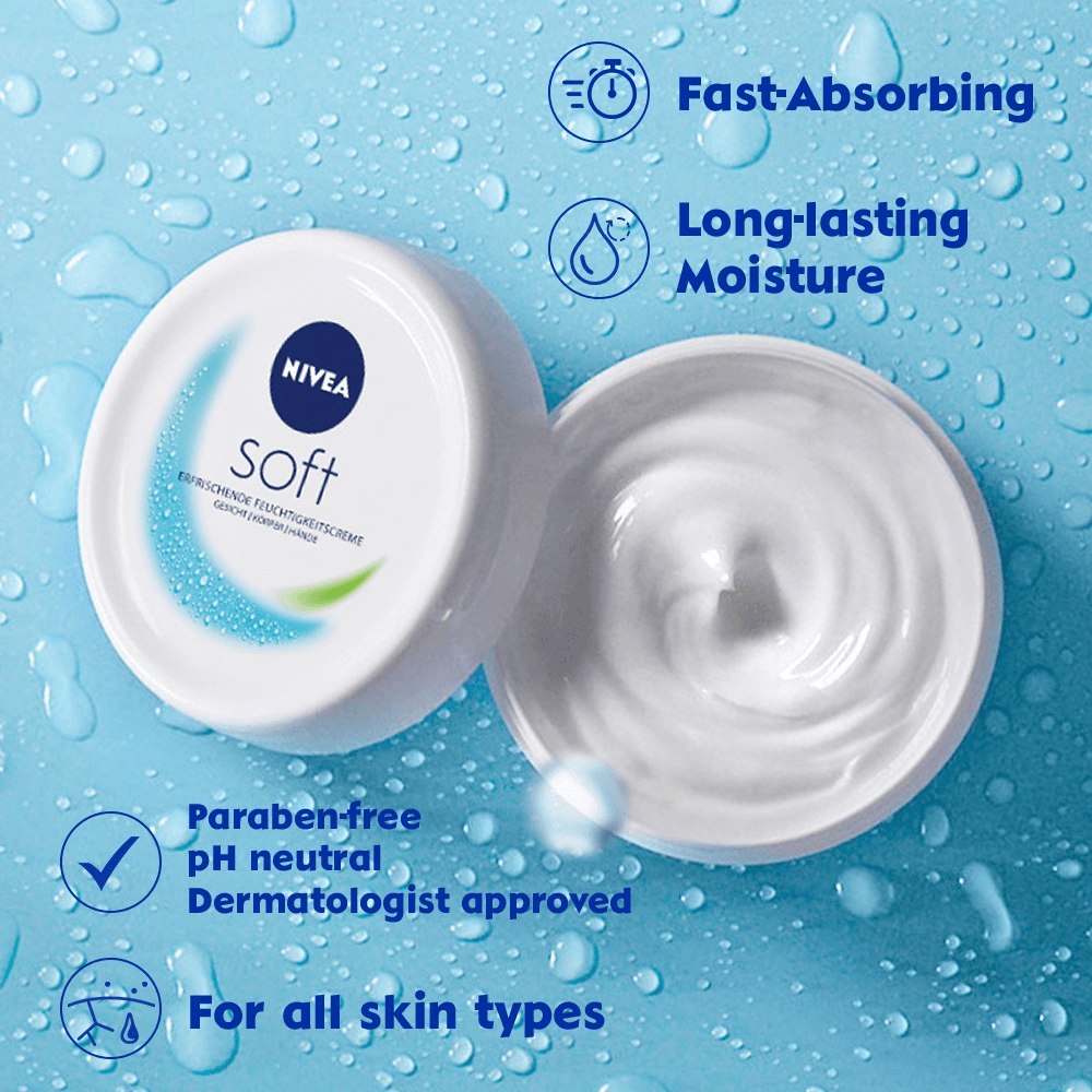 Nivea Refreshingly Soft Moisturising Cream - 50ml