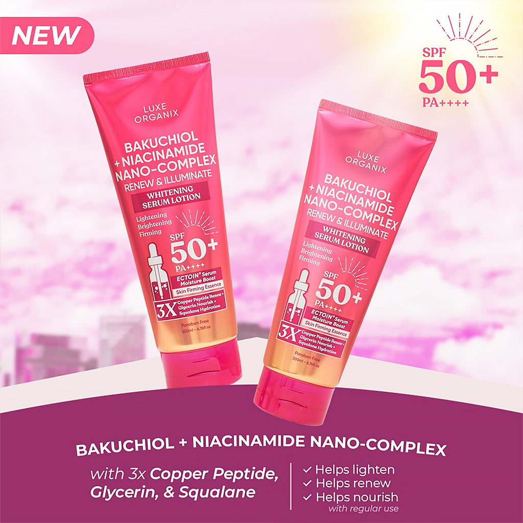 Luxe Organix Bakuchiol + Niacinamide Nano-Complex Serum Lotion - 200ml