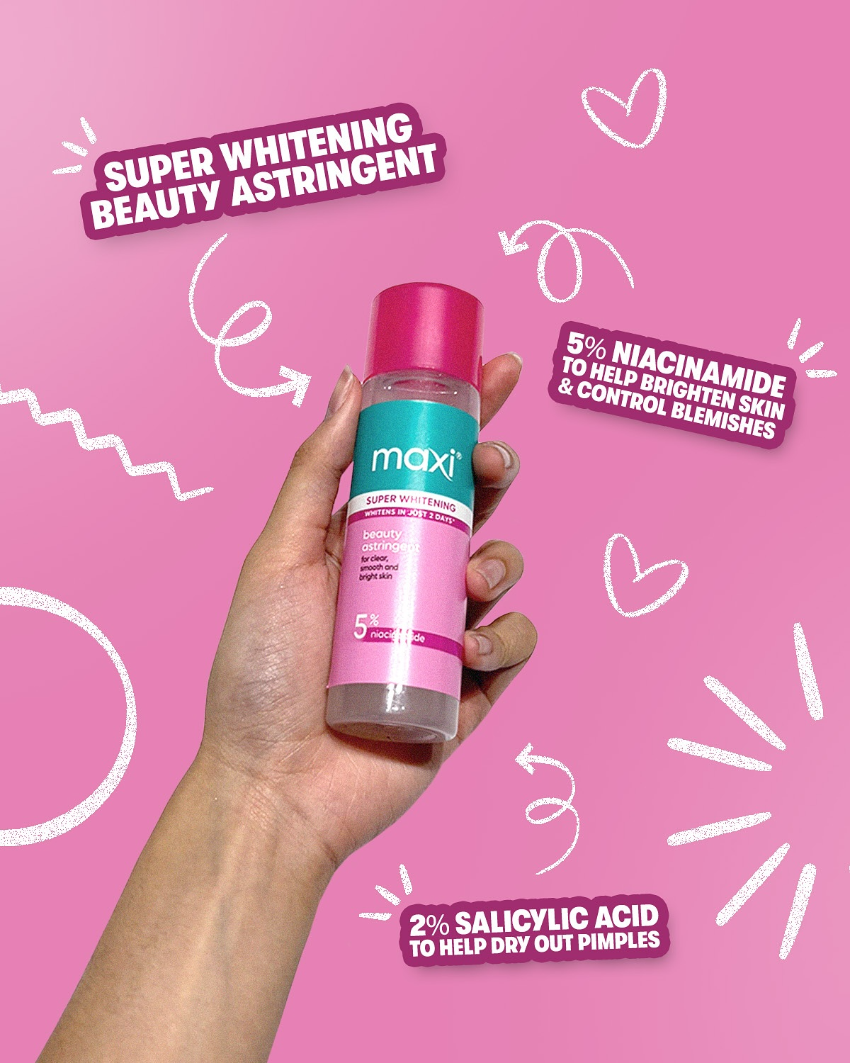 Maxi Super Brightening Beauty Astringent - 100ml