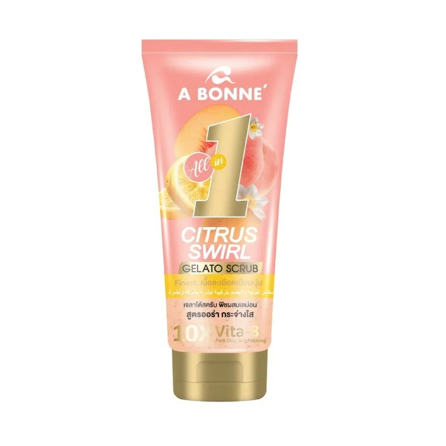 A Bonne Citrus Swirl Gelato Face & Body Scrub Thailand - 300g