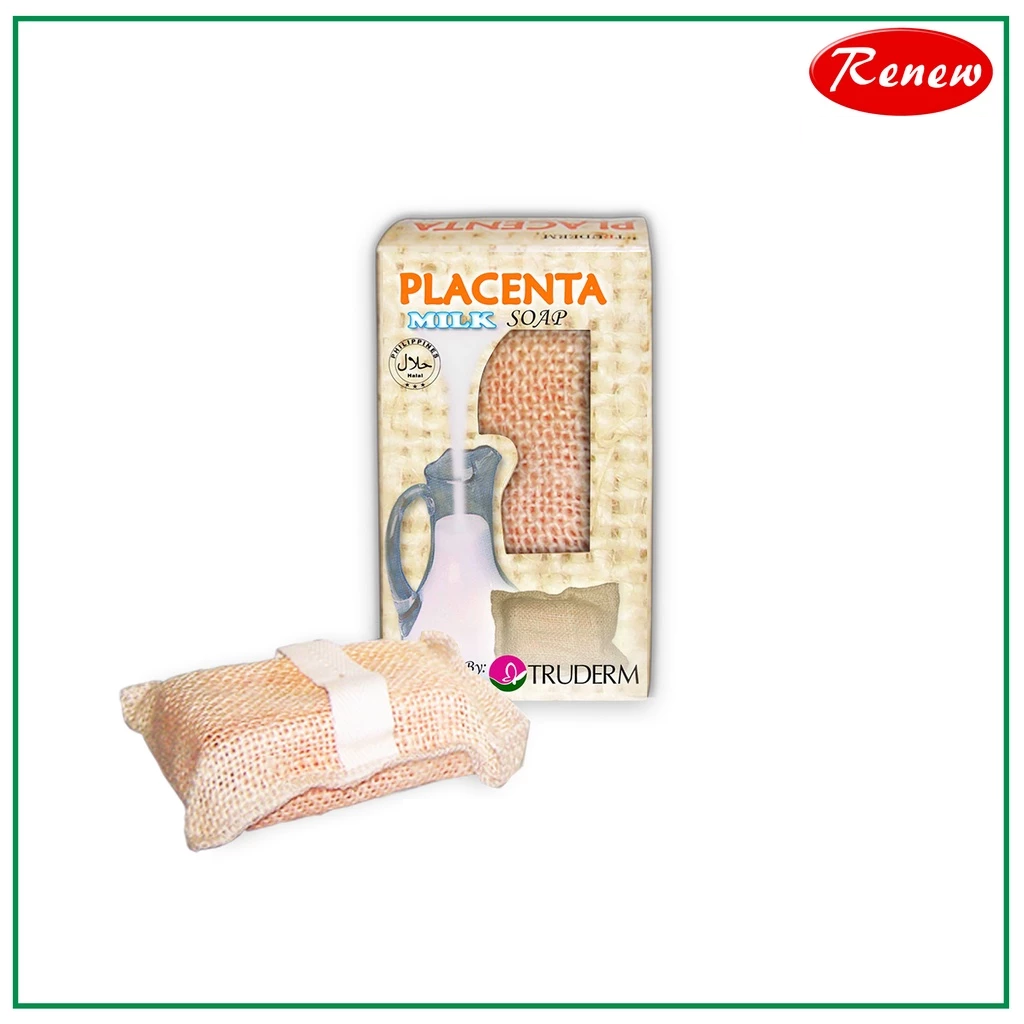 Truderm Placenta Milk Exfoliating Soap Bag - 135g