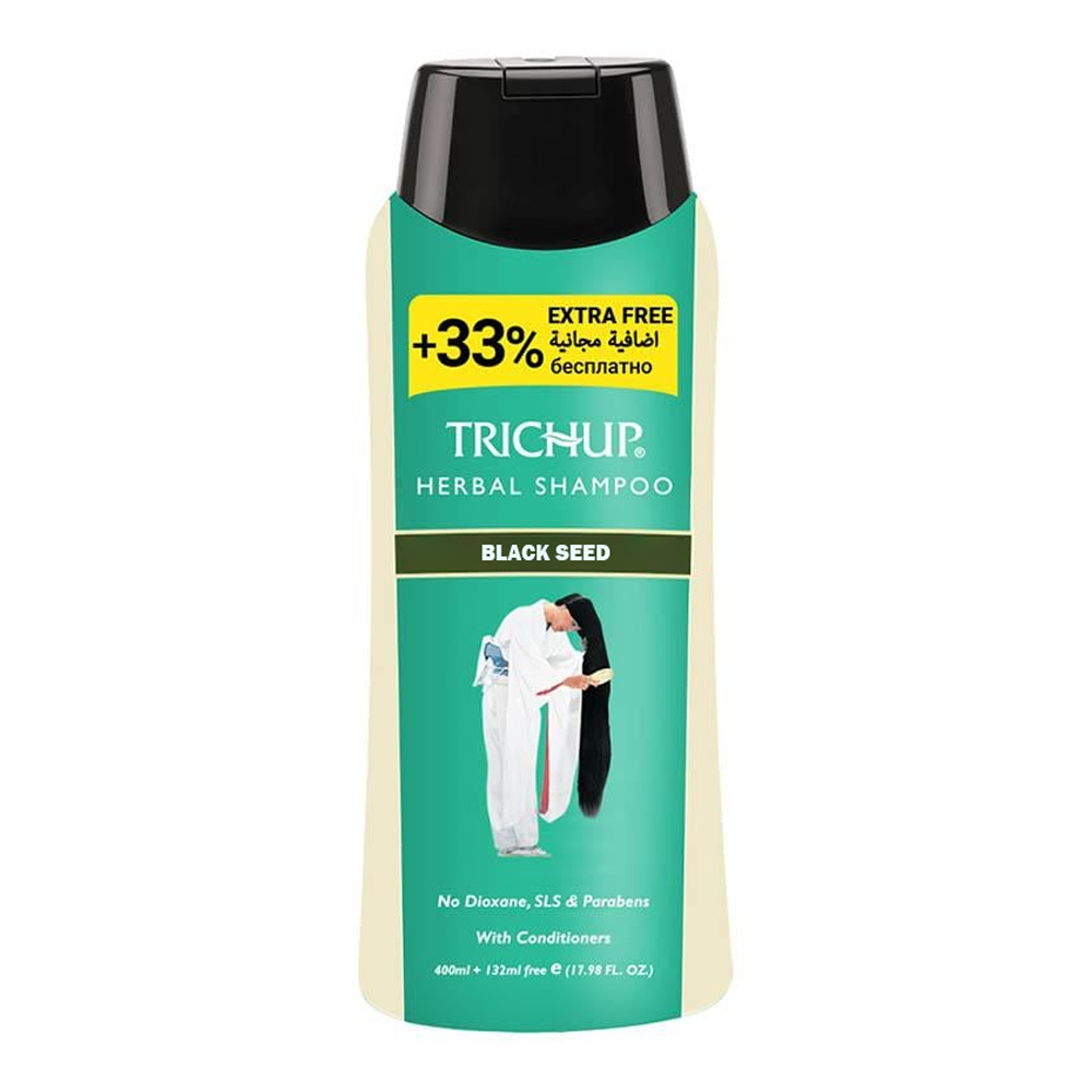 Trichup Black Seed Herbal Shampoo - 400ml + 132ml