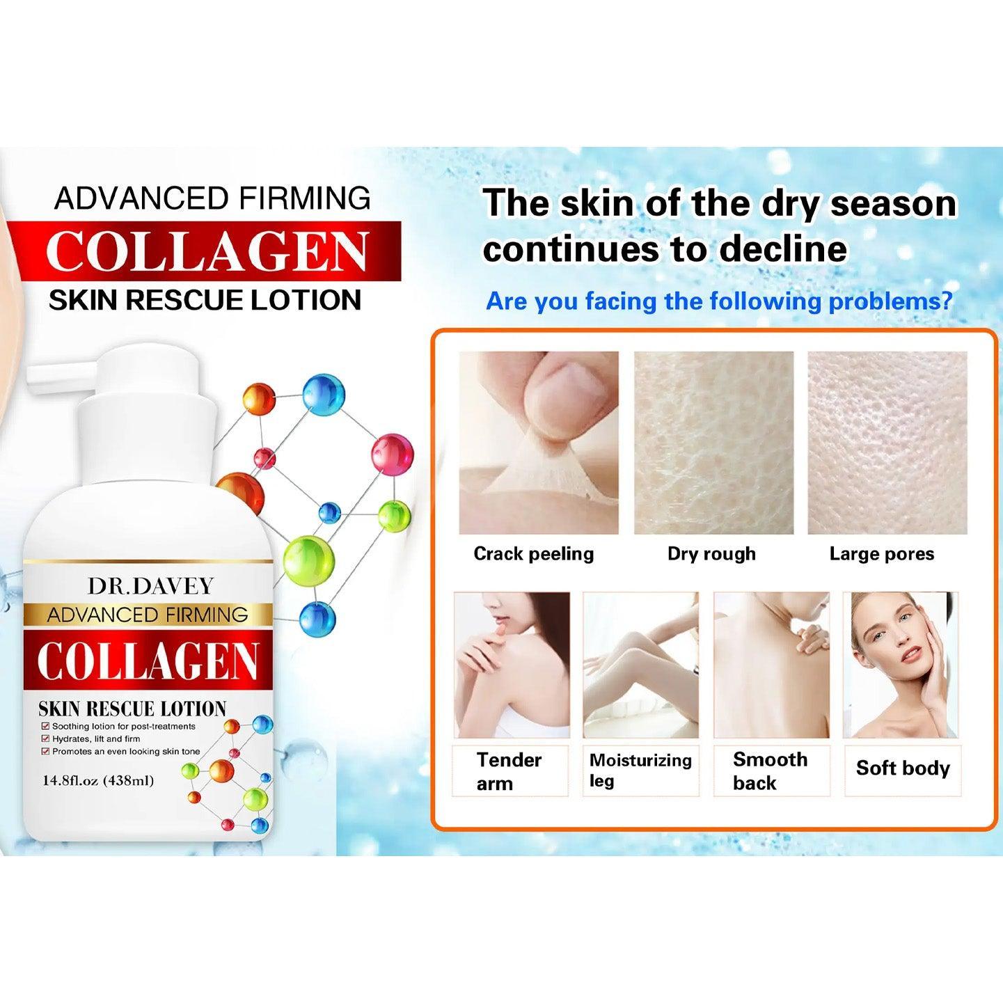 Dr. Davey Advanced Firming Collagen Skin Rescue Lotion - 438ml - Pinoyhyper