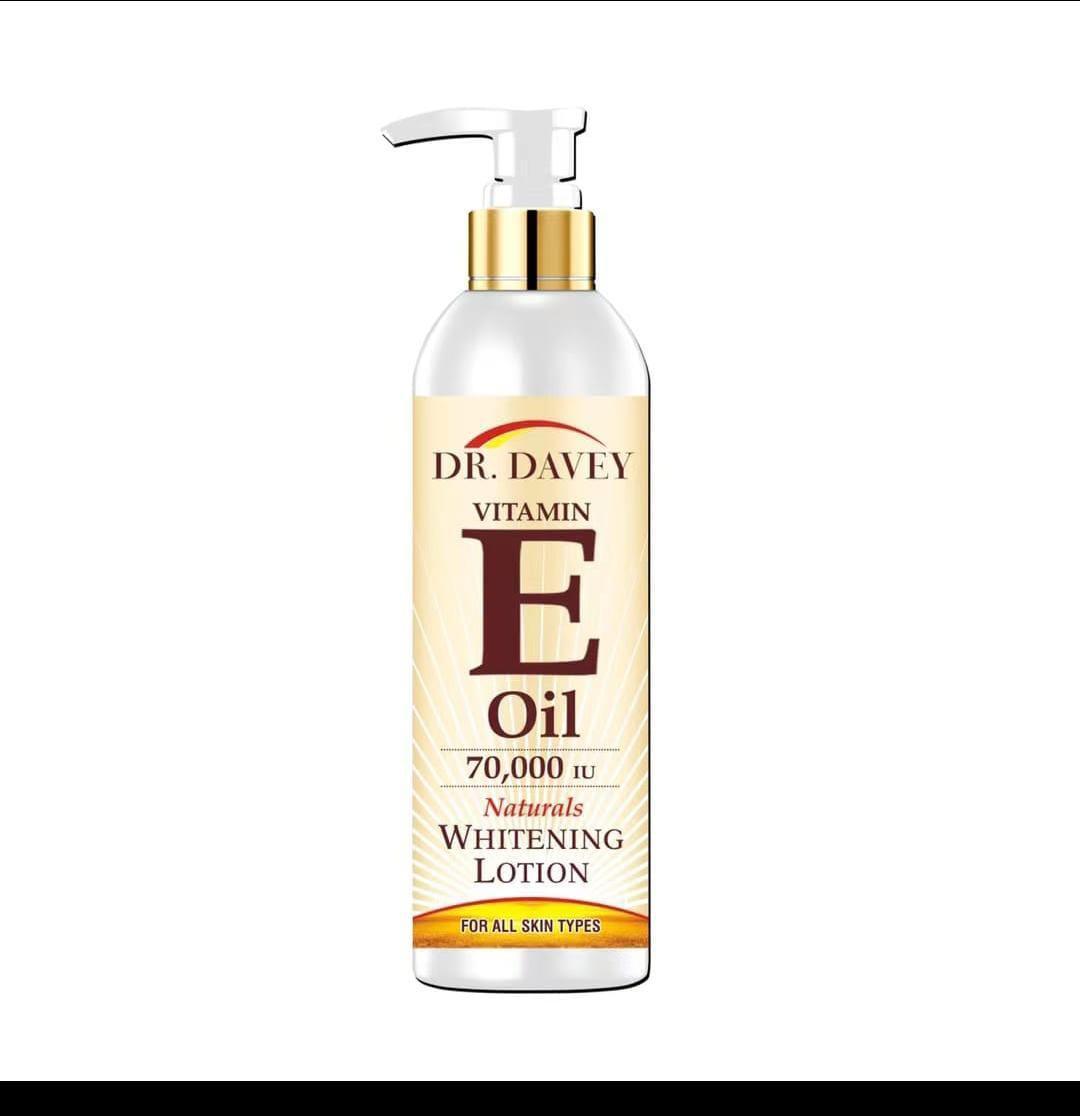 Dr.Davey Vitamin E Oil 70,000 IU Natural Whitening Lotion - 300ml - Pinoyhyper