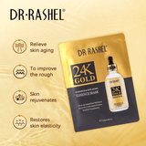 Dr.Rashel 24K Gold Radiance & Anti-Aging Essence Mask - 5 Pcs × 25g - Pinoyhyper