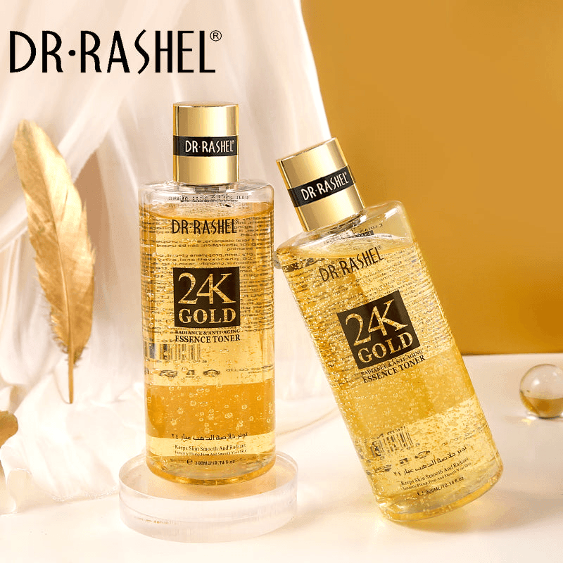 Dr.Rashel 24K Gold Radiance & Anti-Aging Essence Toner - 300ml - Pinoyhyper