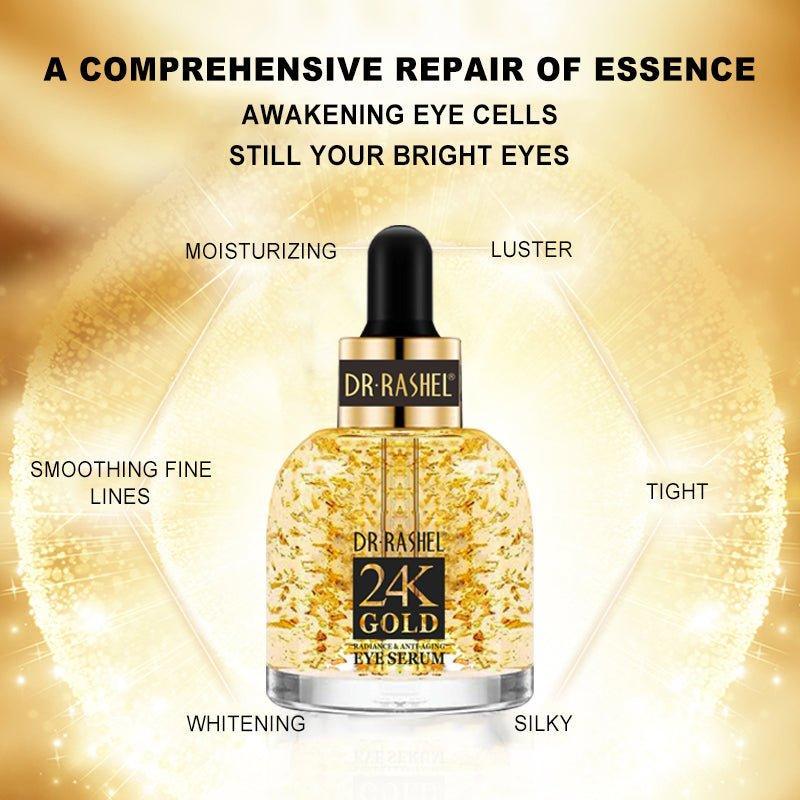 Dr.Rashel 24K gold Radiance & Anti-Aging Eye Serum - 30ml - Pinoyhyper