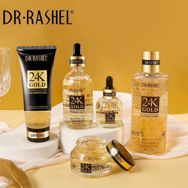 Dr Rashel 24K Gold Radiance &amp; Anti Aging Skin Care Set - 5 pcs Gift Box - Pinoyhyper