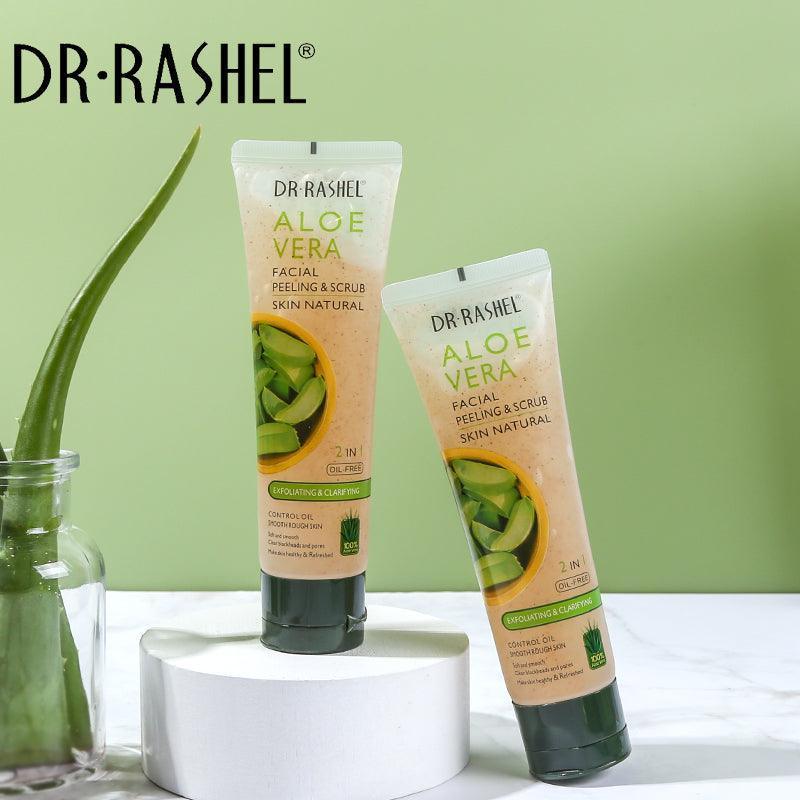 DR.RASHEL Aloe Vera Facial Peeling & Scrub 2in1 Exfoliating Cream - Pinoyhyper