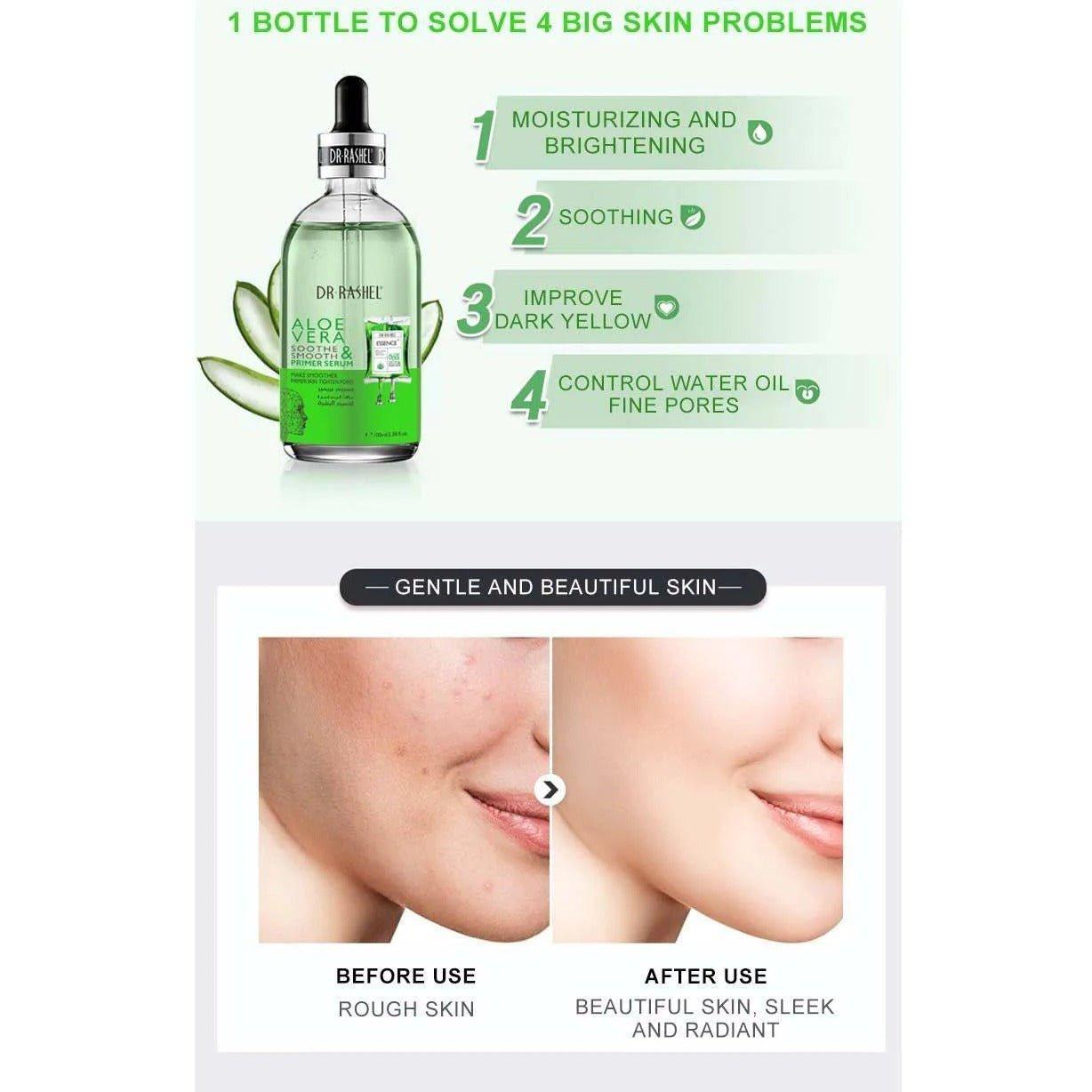 Dr.Rashel Aloe Vera Soothe & Smooth Primer Serum - 100ml - Pinoyhyper