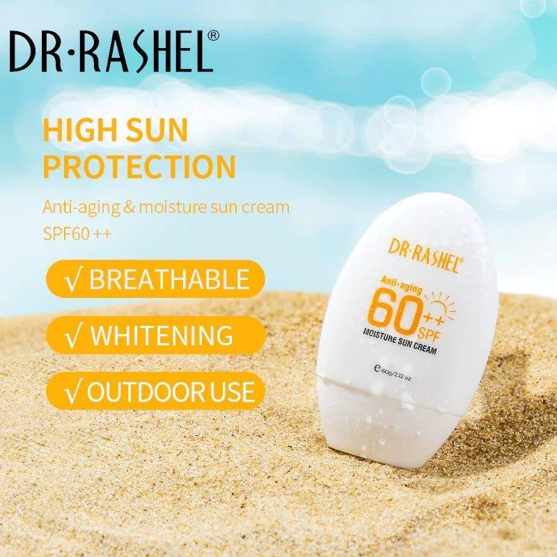 Dr. Rashel Anti Ageing SPF 60 Moisture Sun Cream 60 gm - Pinoyhyper