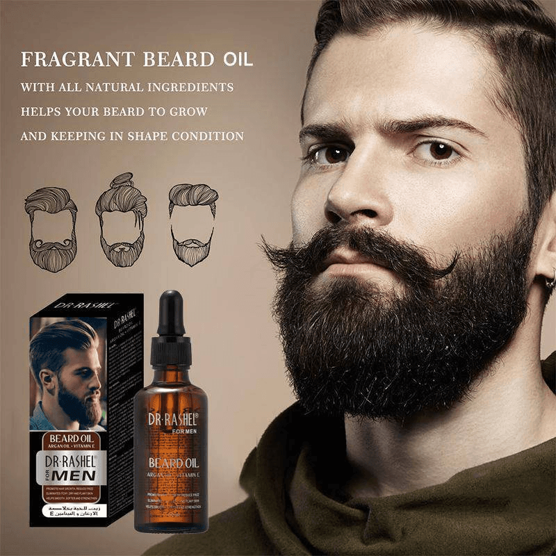 DR.RASHEL Argan + Vitamin E Beard Oil - 50ml - Pinoyhyper