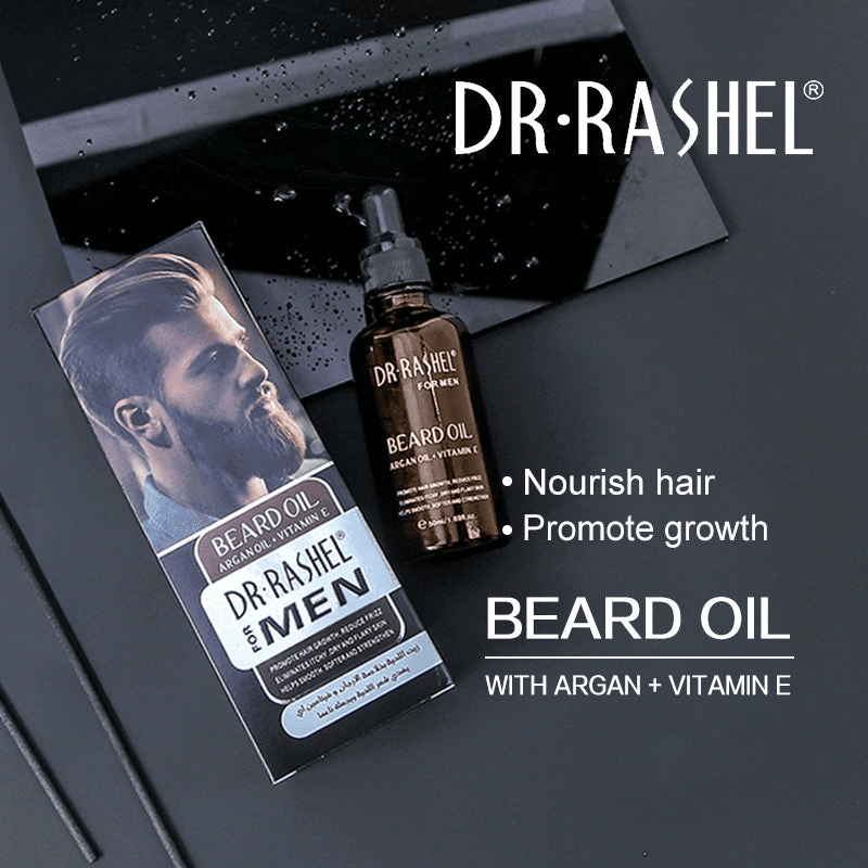 DR.RASHEL Argan + Vitamin E Beard Oil - 50ml - Pinoyhyper