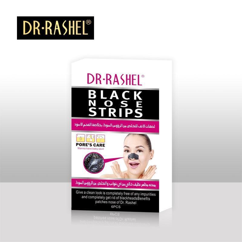 Dr.Rashel Black Nose Strips (6 Pcs) - BlackHead Remover Peel Off Nose Strips - Pinoyhyper