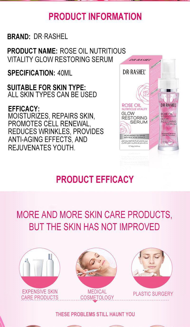 Dr Rashel Rose Oil Glow Restoring Serum 40g - Pinoyhyper