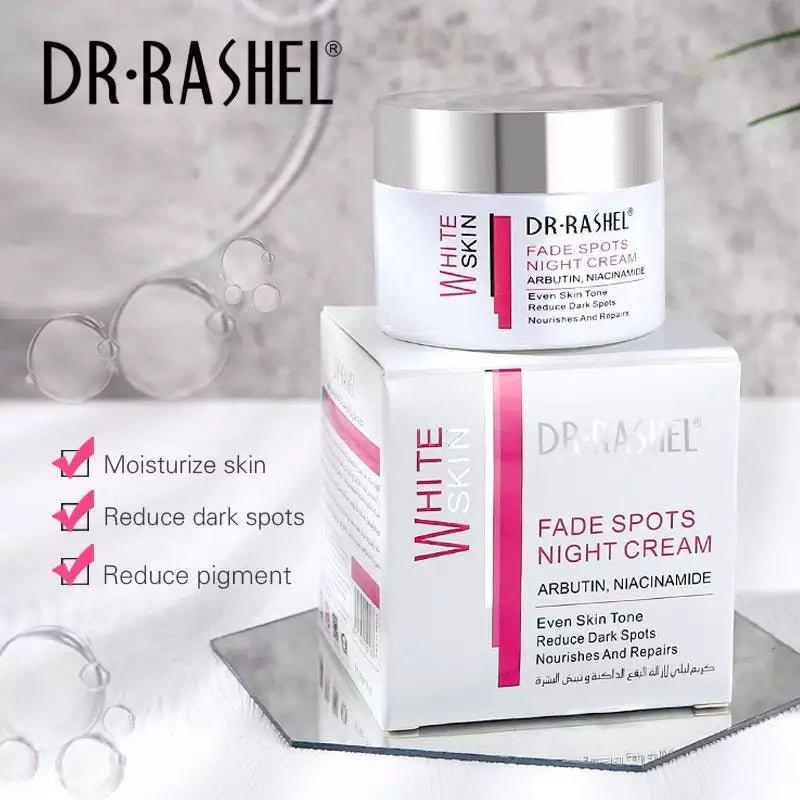 DR.RASHEL Skin Whitening Cream Abrutin Niacinamide Nourish Repair Fade Spots Night Cream - 50gm - Pinoyhyper