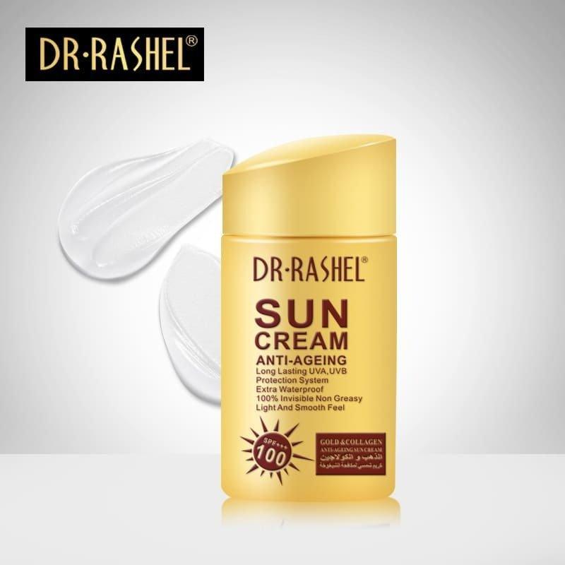 Dr. Rashel Sun Cream Anti-Ageing SPF 100+++ Gold & Collagen - 80gm - Pinoyhyper