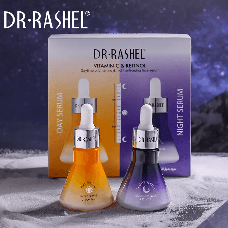 Dr. Rashel Vitamin C & Rentinol Day & Night Face Serum 2 Pack - 30ml - Pinoyhyper