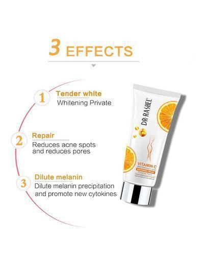 Dr.Rashel Vitamin C Brightening Anti Aging Whitening Cream for Private Parts - 80g - Pinoyhyper