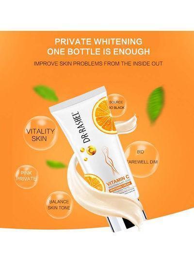 Dr.Rashel Vitamin C Brightening Anti Aging Whitening Cream for Private Parts - 80g - Pinoyhyper