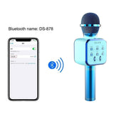 DS 878 Wireless Bluetooth Karaoke Microphone with Built-in HIFI Speaker - Pinoyhyper