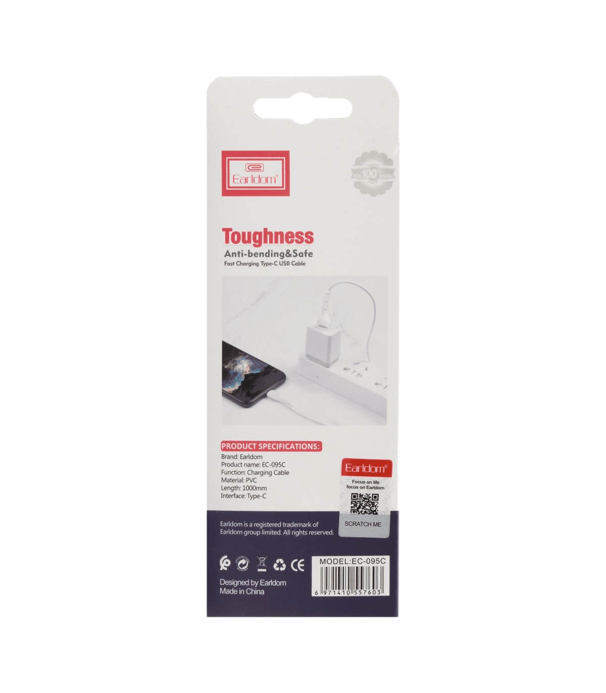 Earldom Fast Charging Type-C USB Cable EC-095C - Pinoyhyper