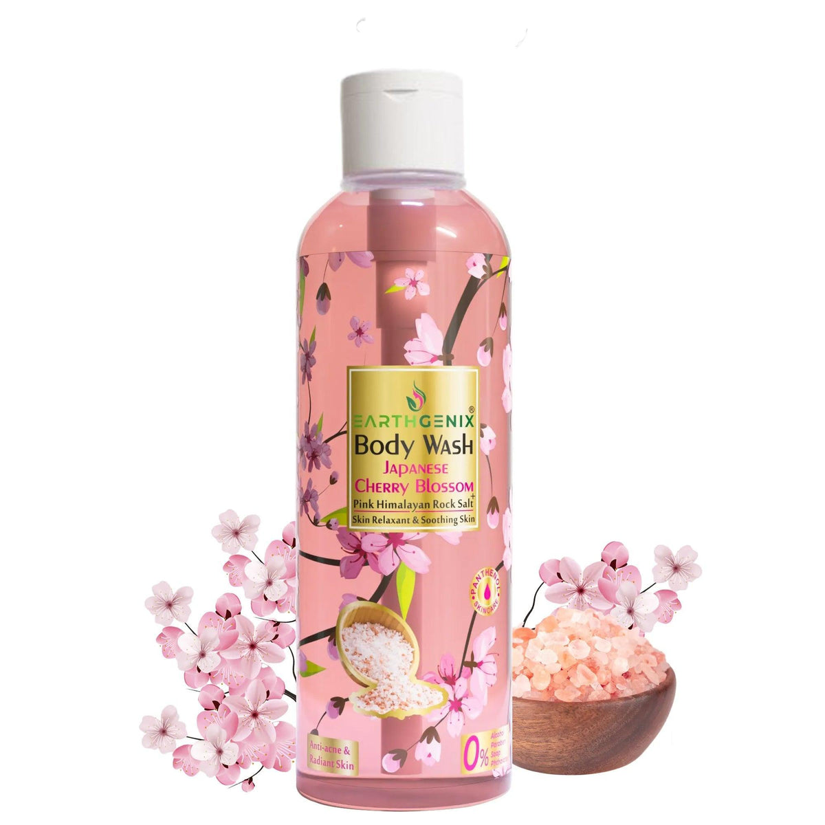 Earth Genix Body Wash Cherry Blossom - 300ml - Pinoyhyper