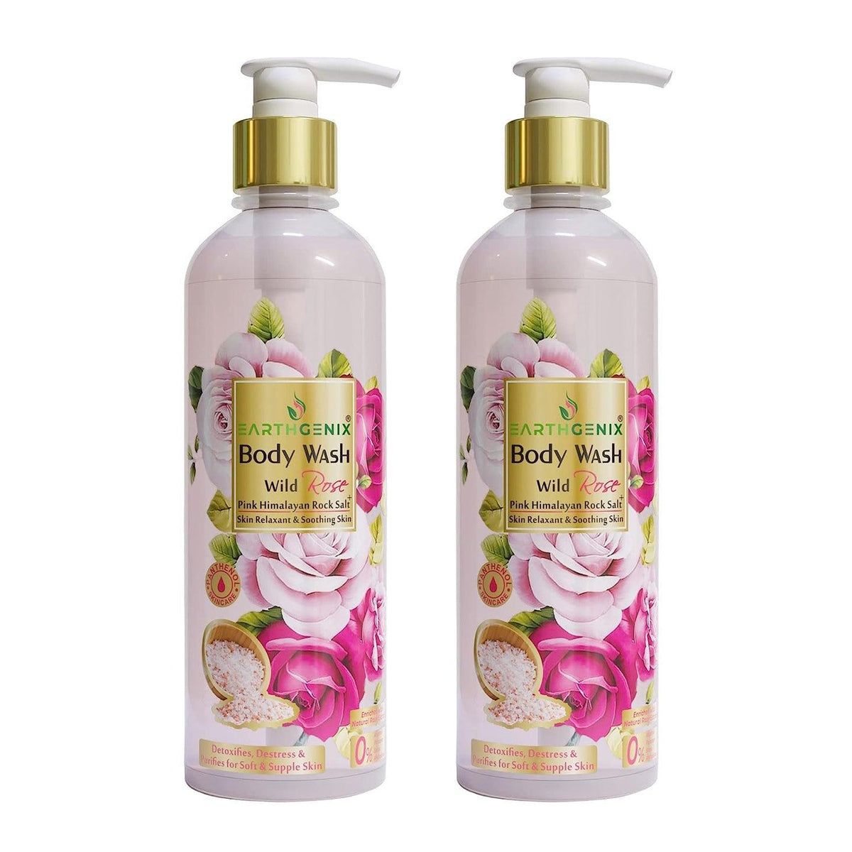 Earth Genix Body Wash Wild Rose + Pink Himalayan Rock Salt - Pinoyhyper