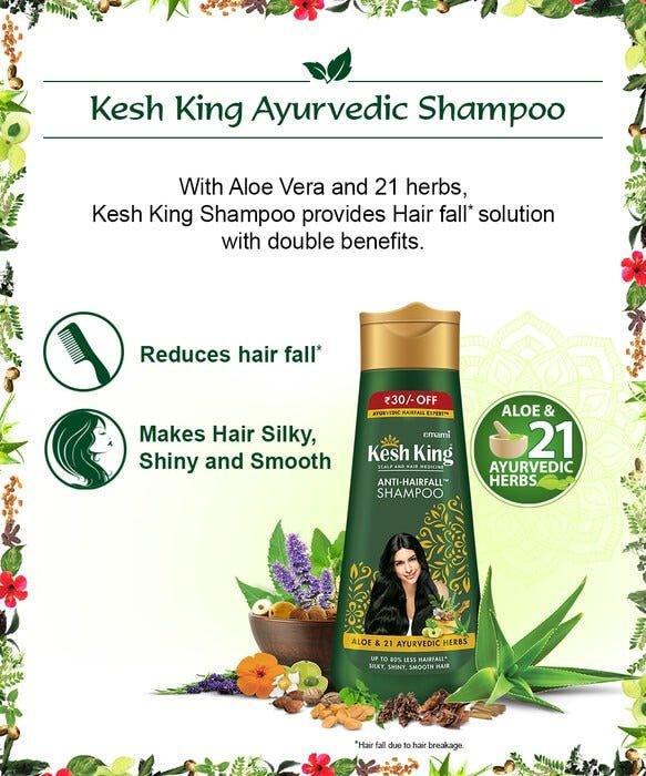 Kesh King Ayurvedic Shampoo 200ml + Boro Plus Antiseptic Cream Free - Pinoyhyper