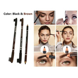 Ever Beauty Eyebrow Pencil 2 In 1 Black & Brown 12Pcs In Box - Pinoyhyper