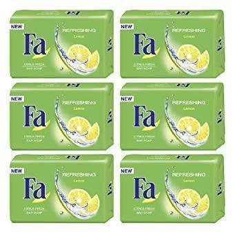 Fa Bath Soap Refreshing Lemon 6 x 175gm - Pinoyhyper