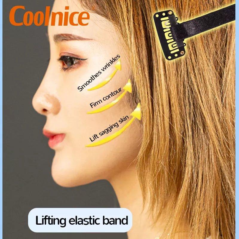 Face Lift Band Patch face tape strap - Black - Pinoyhyper