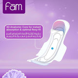Fam 48-Pads Natural Cotton Feel Napkin With Wings - Pinoyhyper