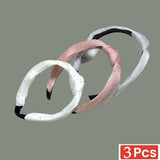 Fashion Colorful Decor Braided Hair Band - 3 Pcs (457821) - Pinoyhyper