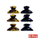 Fashion Hair Claw Clips Half Tied - 6 Pcs (KT-111-523) - Pinoyhyper