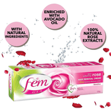 Fem USA Hair Removal Cream With Rose Soft & Moisturizing Skin - 120g - Pinoyhyper