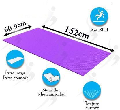 Fitness Mat, Yoga Mat - 152cmx60cm - Pinoyhyper