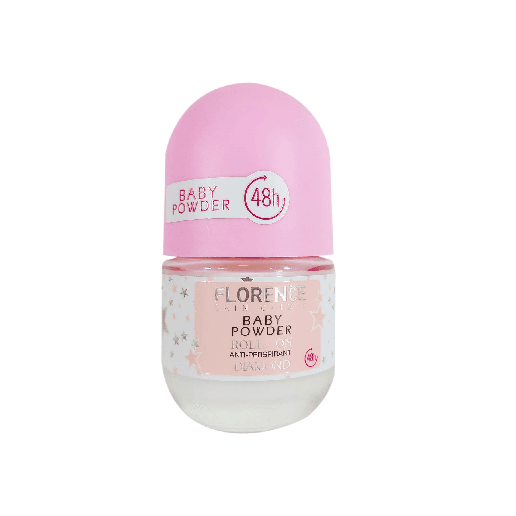 Florence Baby Powder Anti-Perspirant Diamond Roll On - 50ml - Pinoyhyper