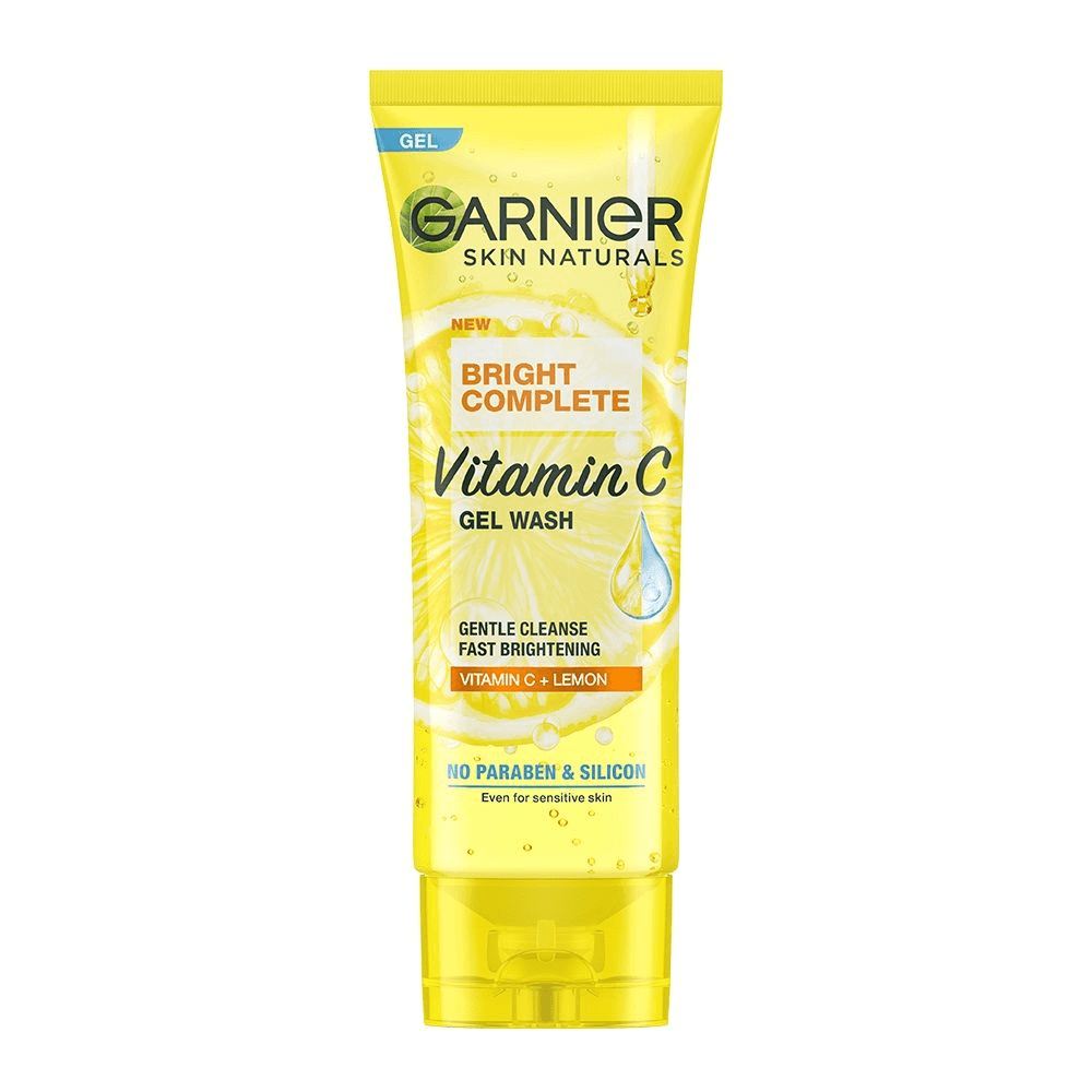 Garnier Bright Complete Vitamin C Gel Facewash - 100g - Pinoyhyper