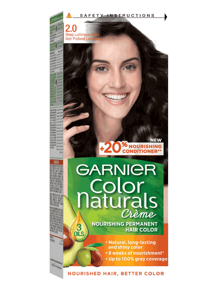 Garnier Color Naturals 2.0 Deep Luminous Black Hair Color - Pinoyhyper