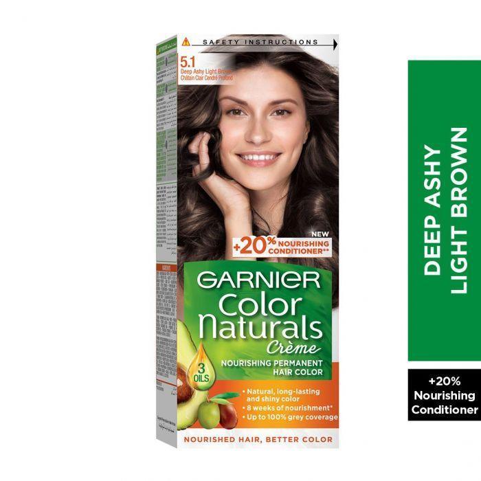 Garnier Color Naturals 5.1 Light Ash Brown Hair Color - Pinoyhyper