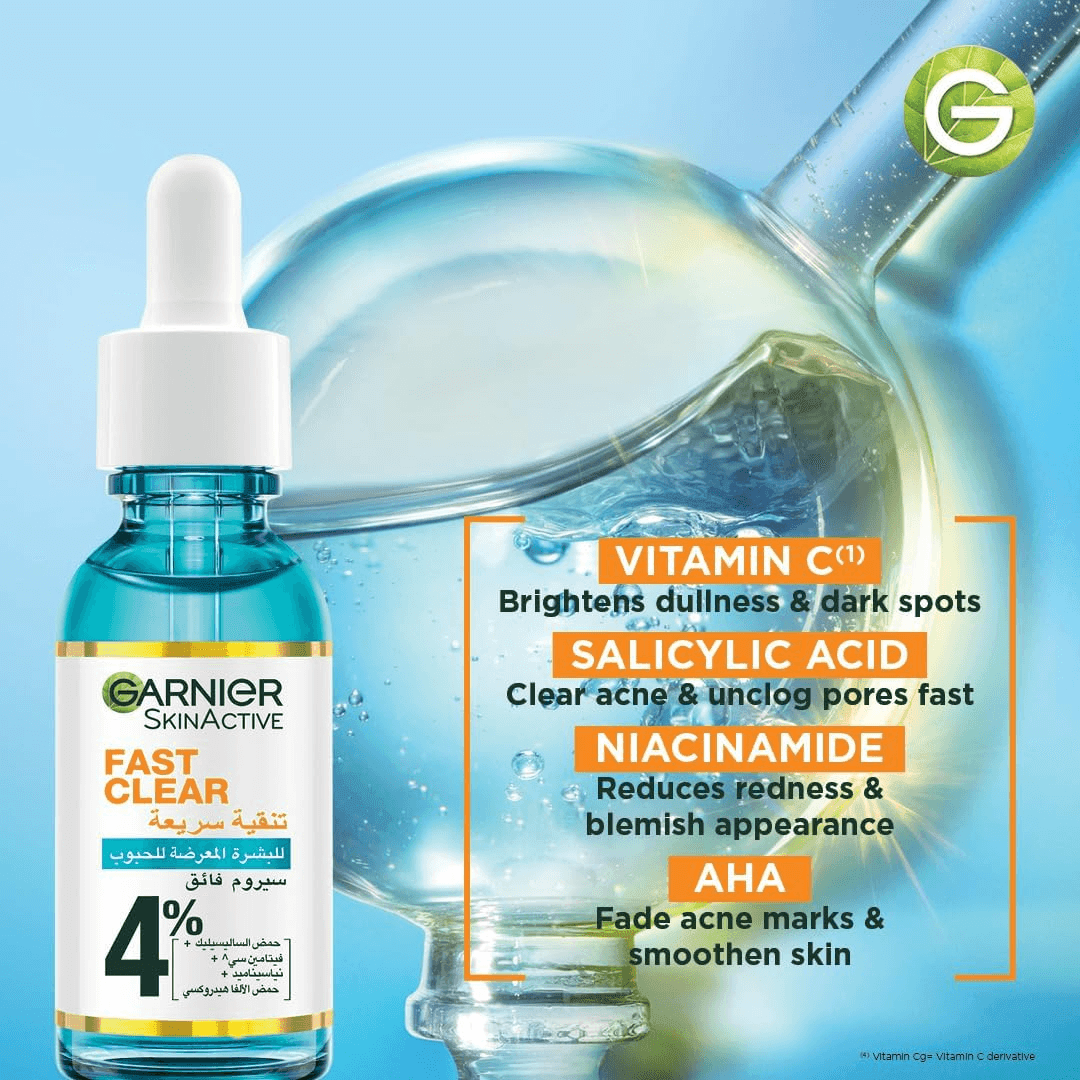 Garnier Skinactive Fast Clear Booster Face Serum - 15ml - Pinoyhyper