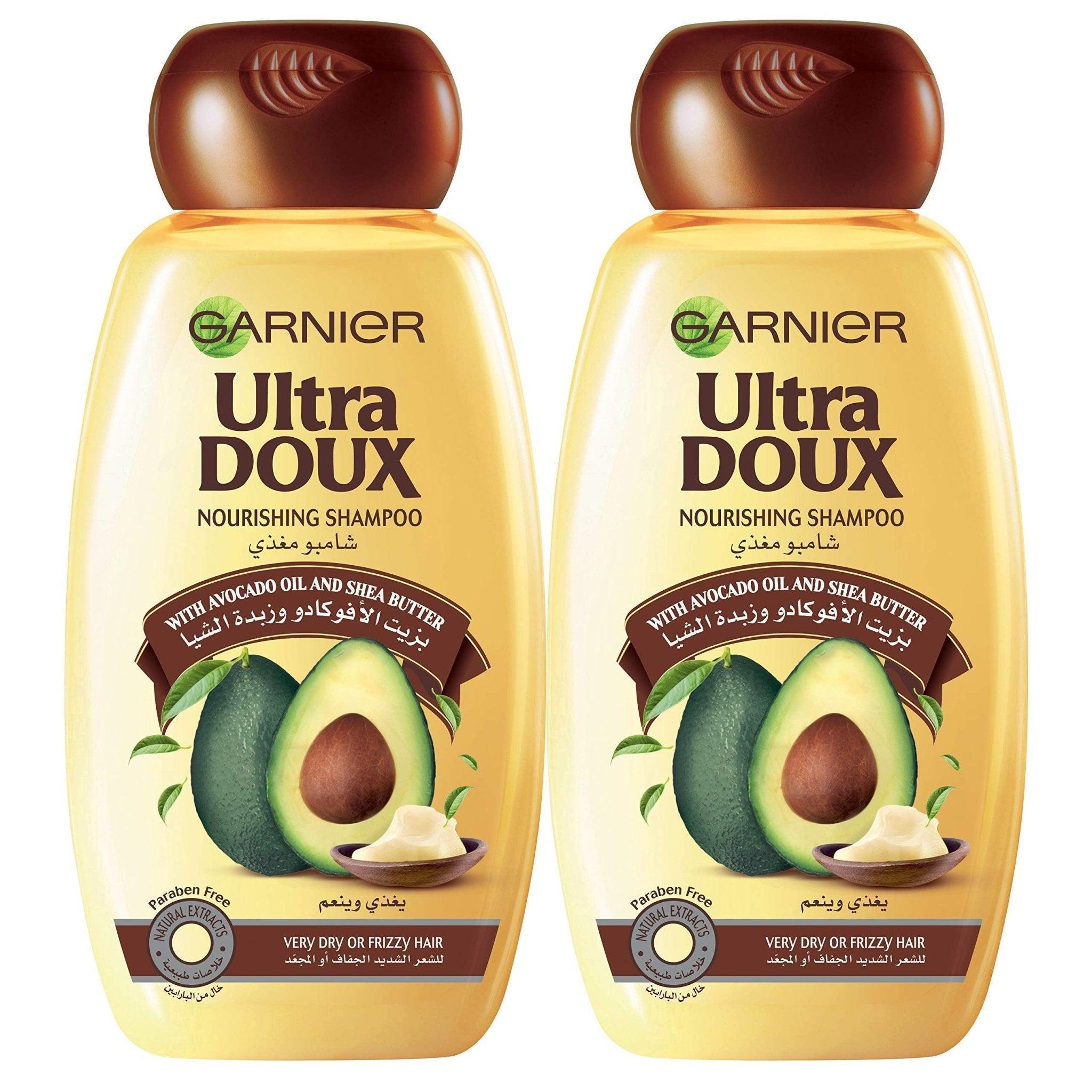 Garnier Ultra Doux Avacada Oil And Shea Butter Shampoo (1+1) - 400ml - Pinoyhyper