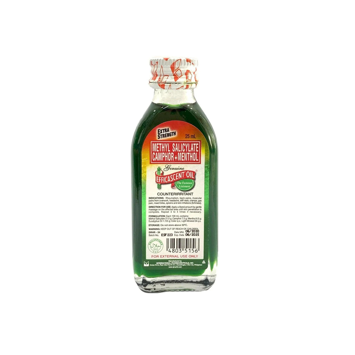 Genuine Efficascent Extra Strength Oil Liniment 25ml - Pinoyhyper