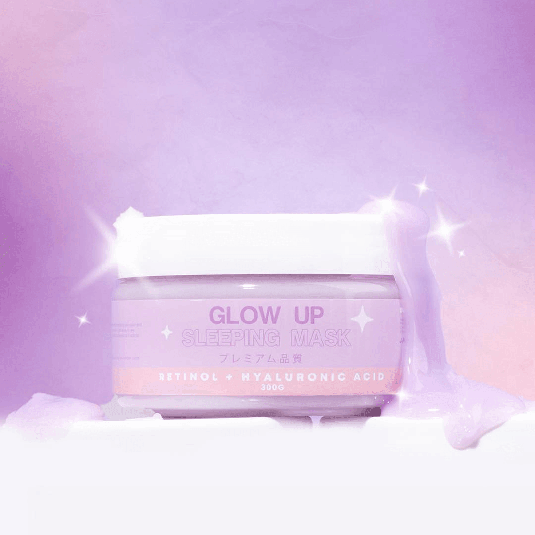 Glow Up Sleeping Mask (Retinol + Hyaluronic Acid) - 300g - Pinoyhyper